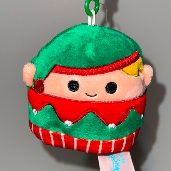 New Nick, Dawn, Carol, and Bartie Squishmallows 2022 Christmas Clip Set of 4 - Picture 9 of 10